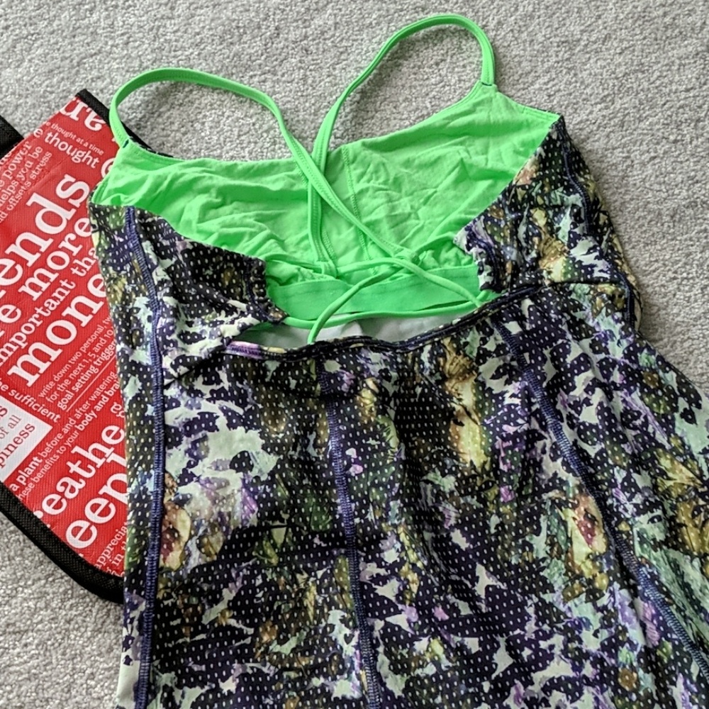 Lululemon power y tank crisscross back size 8